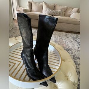 Jimmy Choo boots Size 7 1/2 Black Eyelet look- CAN’T SHIP UNTIL OCTOBER 25
